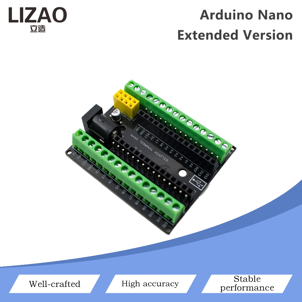 Nrf24L01 - Nano-Terminal-Erweiterungsplatine Terminal-Adapter V2.0 mit DC-Stromanschluss nRF24L01