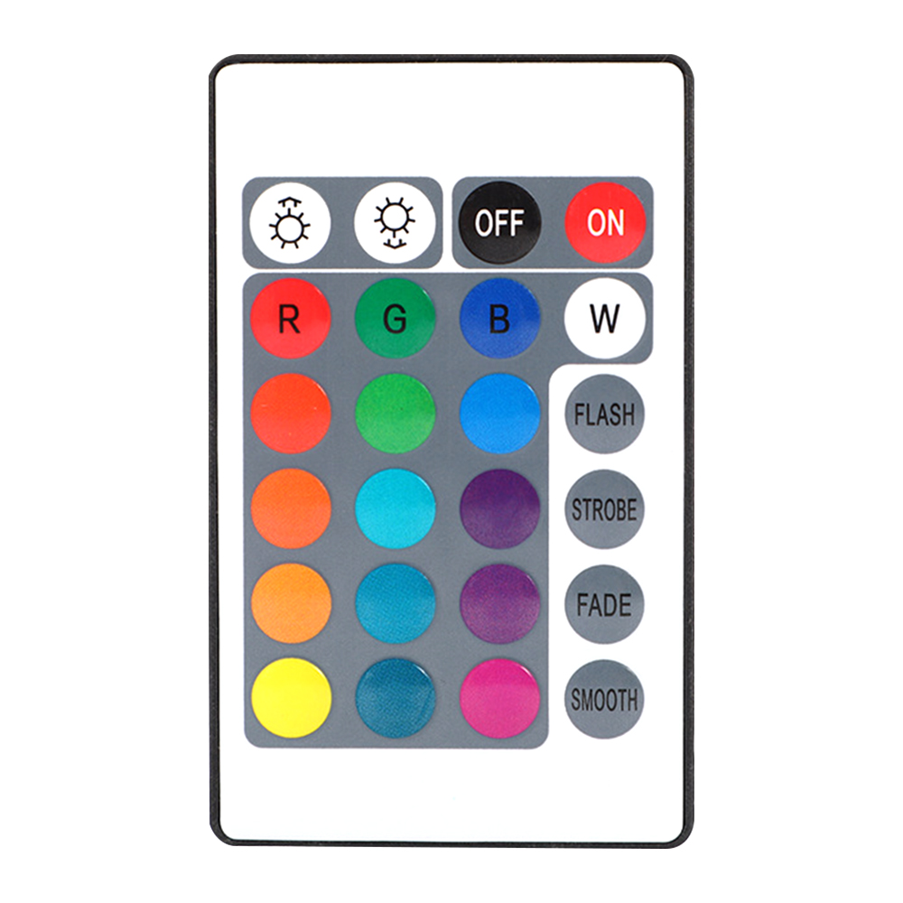 Ir Remote Module - W28-Serie RGB-LED-Licht mit IR-Fernbedienung, 24-Tasten-Multicolor-Wechsel-Lampe, Spotlight