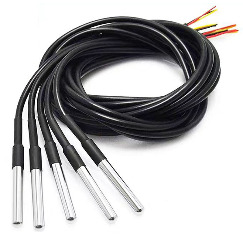 Ds18B20 - Edelstahlgehäuse, wasserdicht, DS18b20, Temperaturfühler, Sensor 18B20,