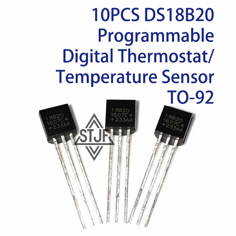 Ds18B20 - 10 Stück DS18B20 programmierbarer digitaler Thermostat/Temperatursensor