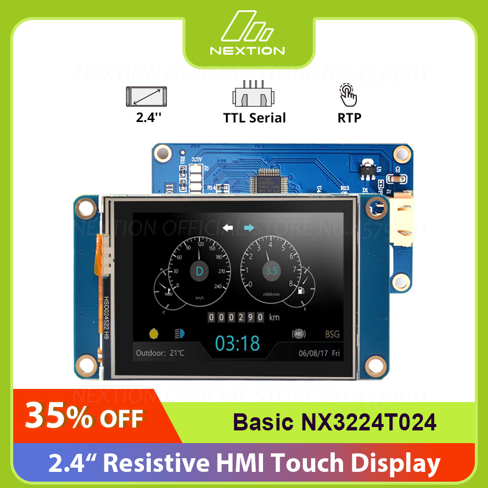 Tft Display 2.4 - NEXTION NX3224T024 2,4-Zoll-HMI-Touchscreen, TFT-resistives LCD-Basic-Serienmodul für