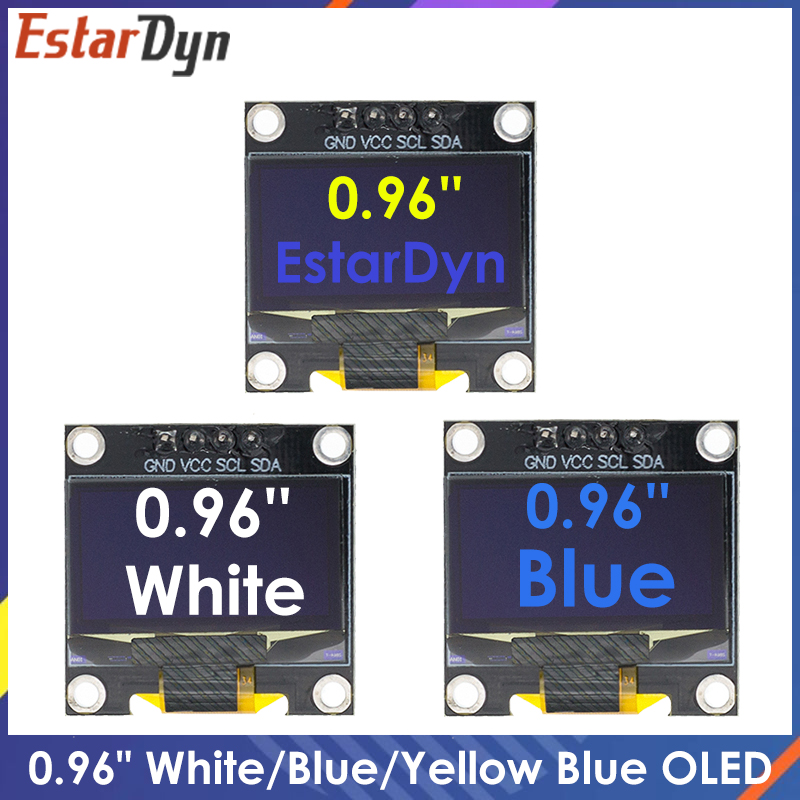 Oled Display 0.96 - 0,96 Zoll IIC SPI Seriell 7/4Pin