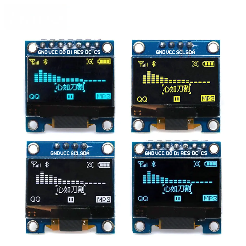 Oled Display 0.96 - Hochkontrastreiches 0,96-Zoll OLED-Display SSD1306 - I2C