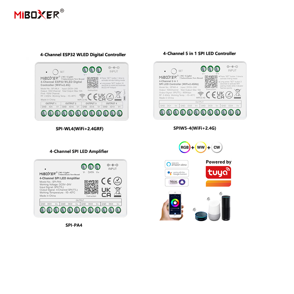 Miboxer SPIW5-4 5in1 SPI LED-C – Ws2812B Bewertung und Preis