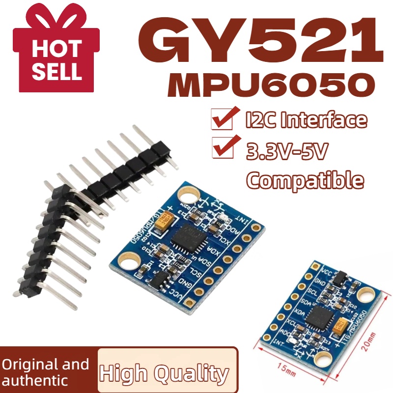 1/5/10 Stück GY521 GY-521 MPU6 – Mpu6050 Bewertung und Preis