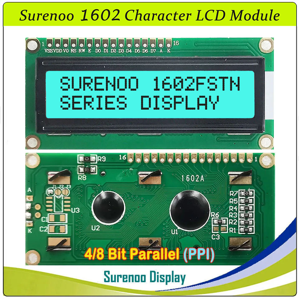 Surenoo 1602 16X2 162 5V 4-Bit – Lcd 1602 Bewertung und Preis