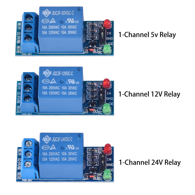 DC 5V 12V 24V 1 2 4 6 8 Kanal  – Relay Module 4 Channel Bewertung und Preis