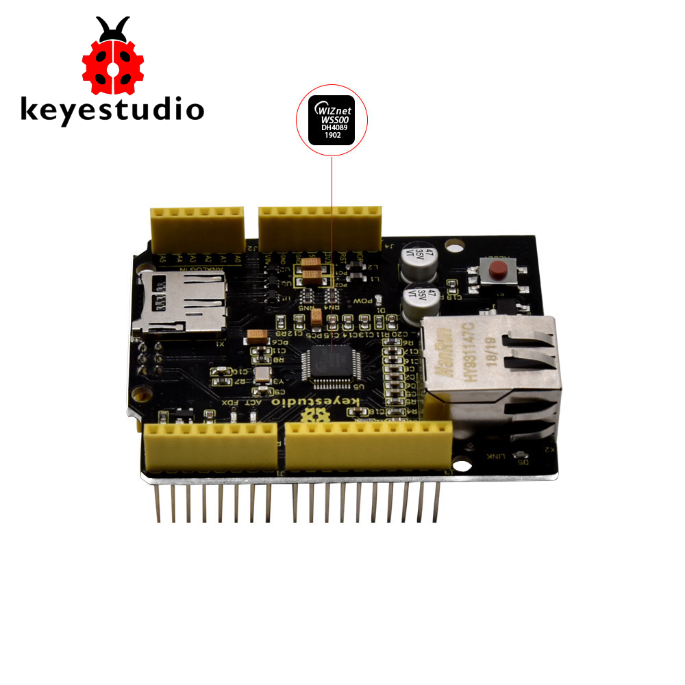 Keyestudio W5500 Ethernet Shie – Ethernet W5500 Bewertung und Preis