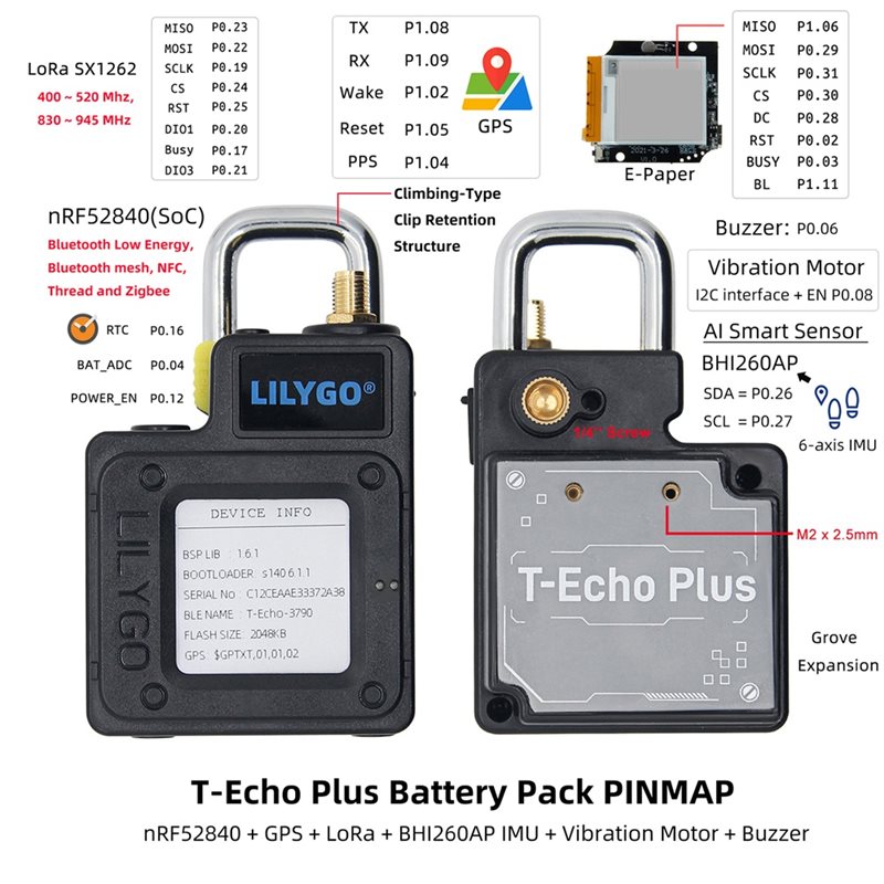 LILYGO TTGO Meshtastic T-Echo  – Buzzer Module Bewertung und Preis