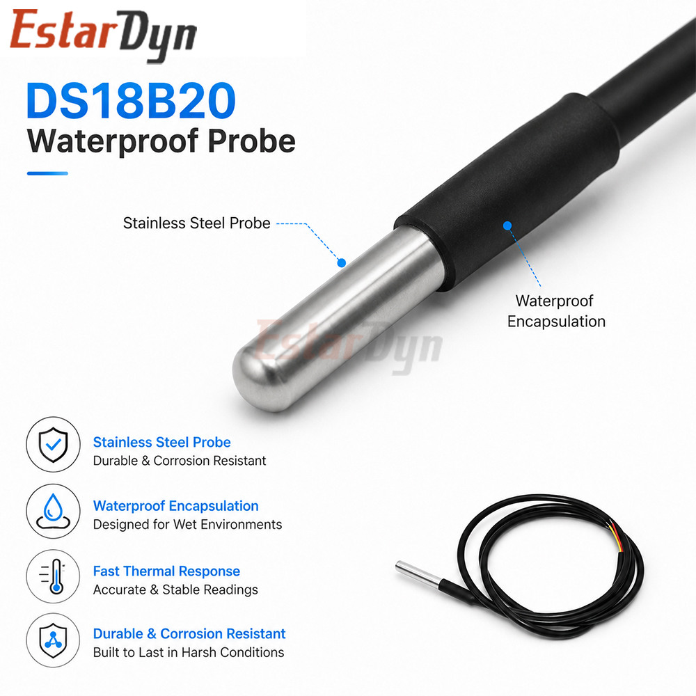 Estardyn DS18B20 Wasserdichter – Ds18B20 Bewertung und Preis
