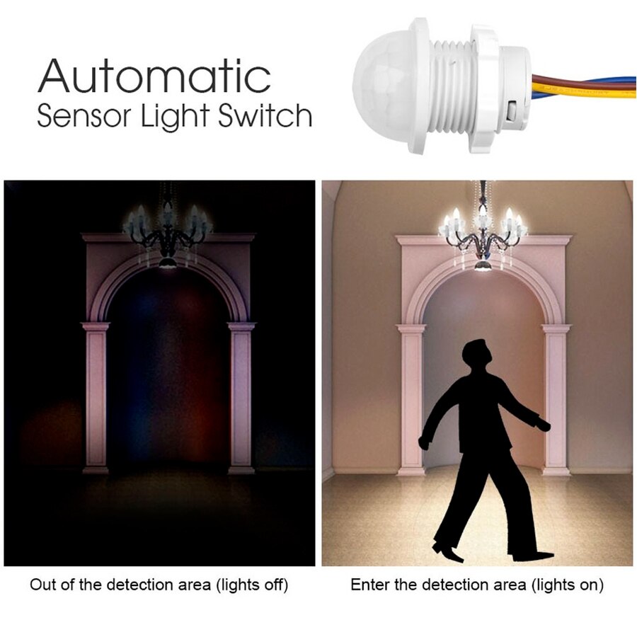2PCS Smart PIR Sensor Detektor – Pir Motion Sensor Bewertung und Preis