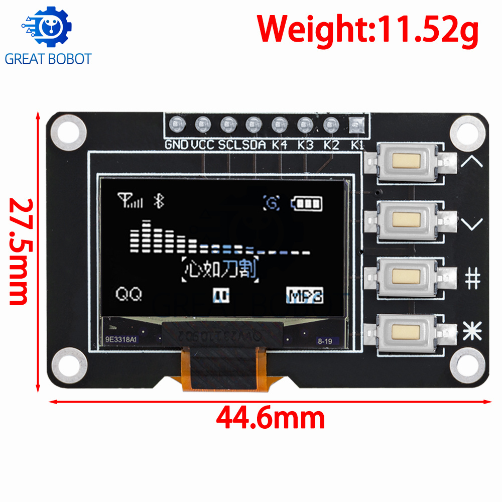 1 ~ 2 Stück 0,96 Zoll OLED IIC – Ssd1306 Bewertung und Preis