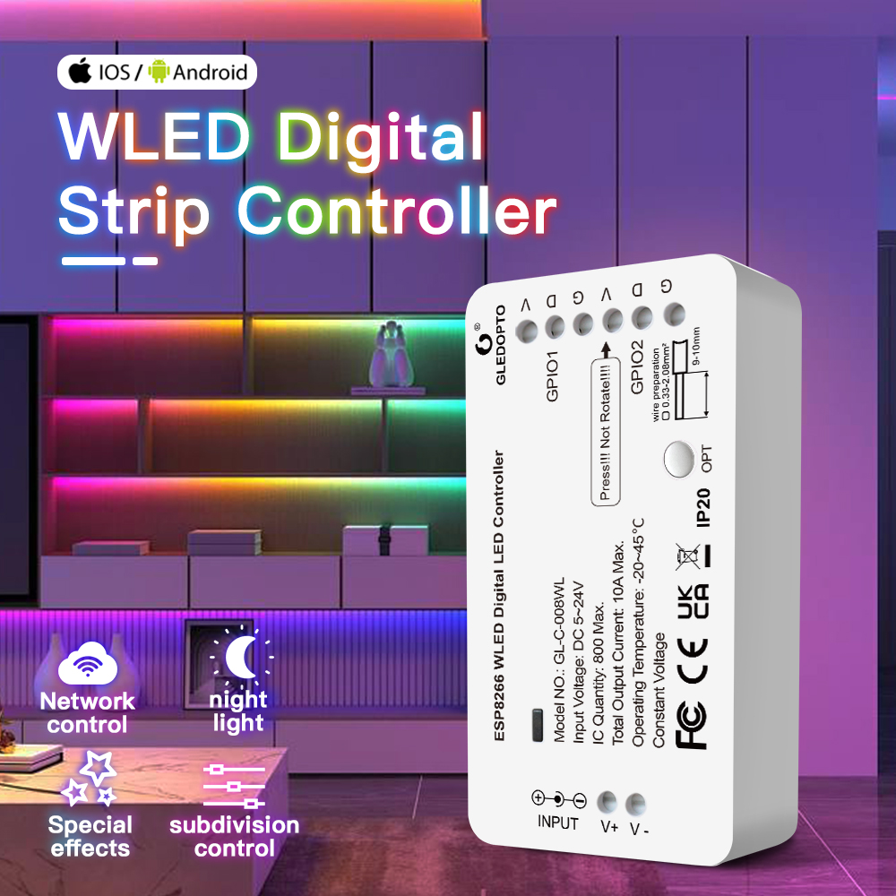 5V-24V WLED RGB RGBW Digitaler – Ws2812B Bewertung und Preis