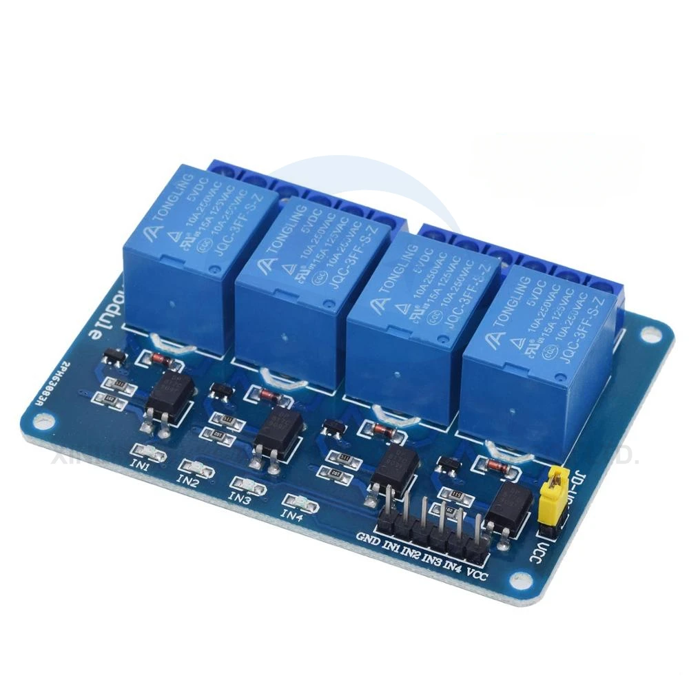 5/12V 1/2/4/6/8-Kanal-Relaismo – Relay Module 4 Channel Bewertung und Preis
