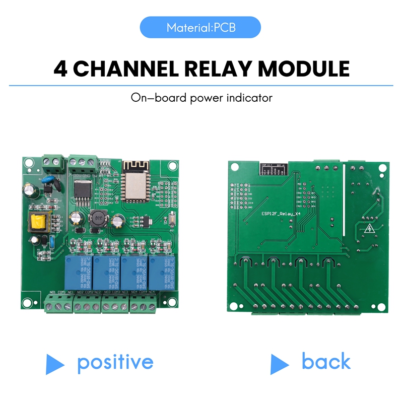 ESP8266 Drahtloses WLAN 4-Kana – Relay Module 4 Channel Bewertung und Preis