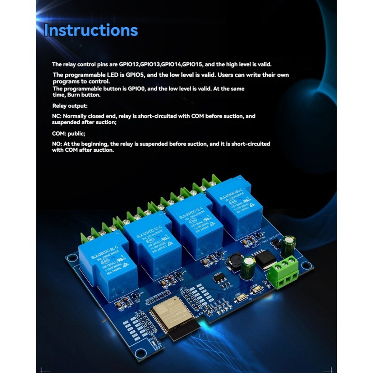 HDL 4-Kanal-Relaismodul 30A DC – Relay Module 4 Channel Bewertung und Preis