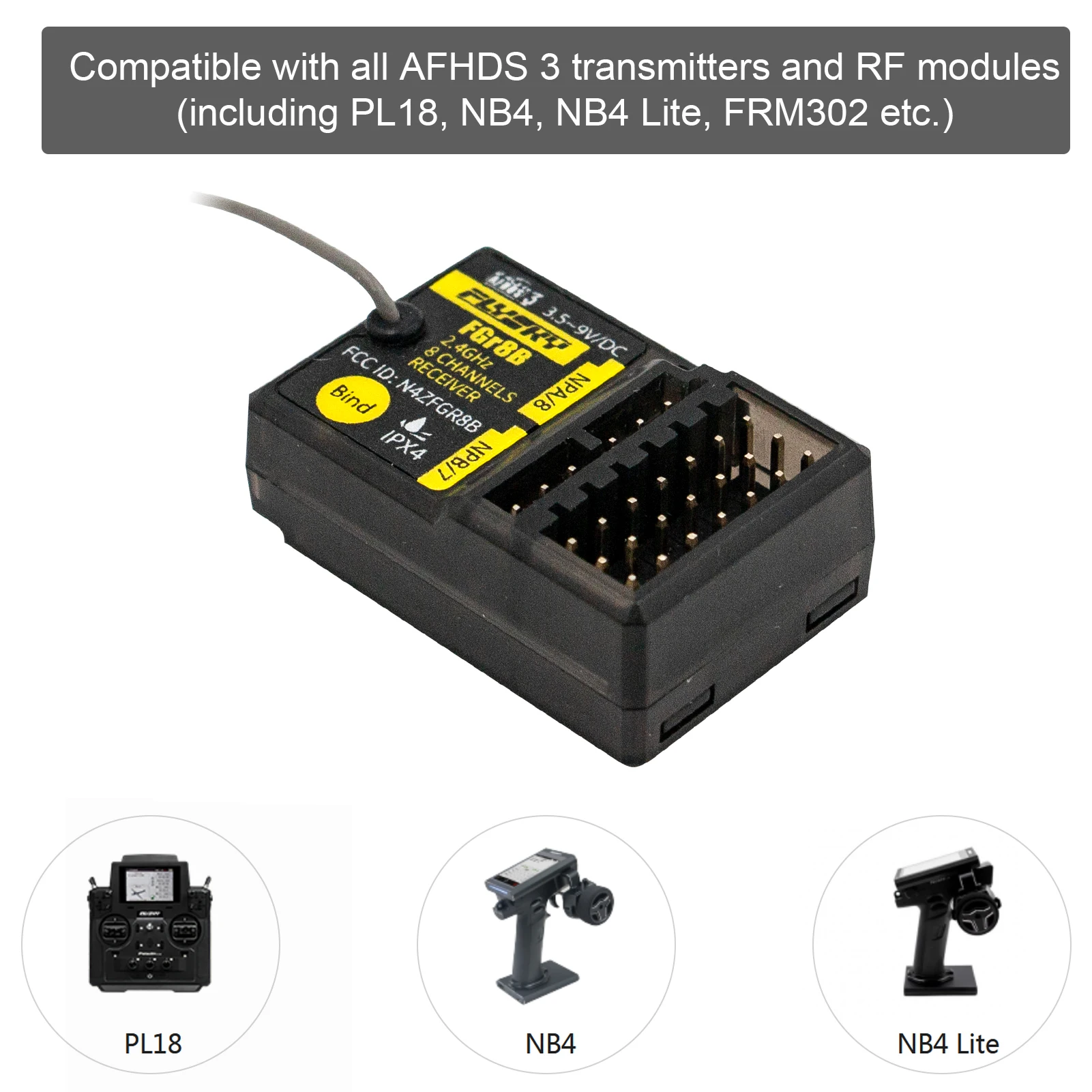 FLYSKY FGR8B PWM/ PPM/ i-Bus A – Ir Remote Module Bewertung und Preis