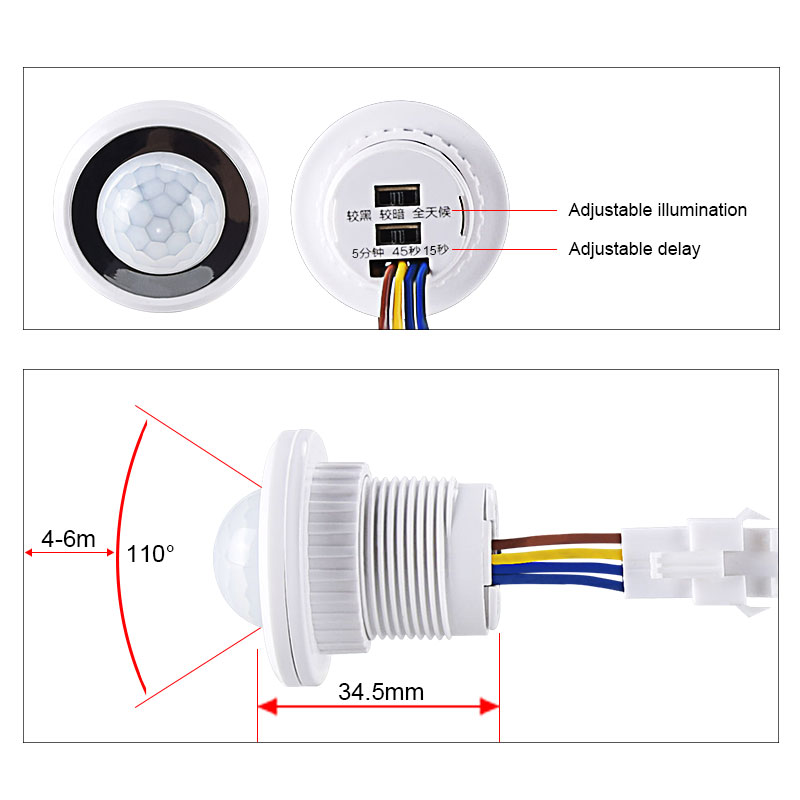 Menschlicher Körper Sensor Det – Pir Motion Sensor Bewertung und Preis