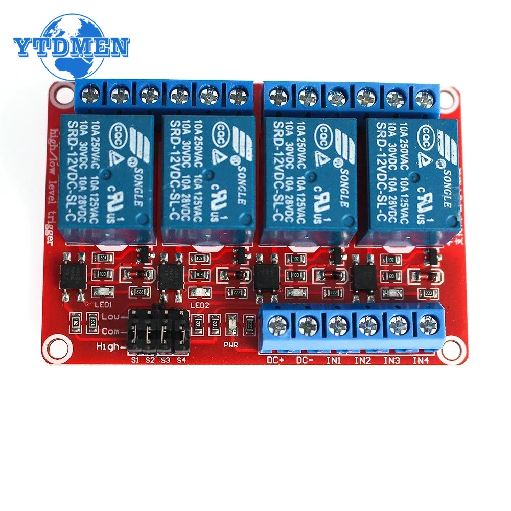 1PCS Relais Modul 5V 12V 24V 1 – Relay Module 4 Channel Bewertung und Preis